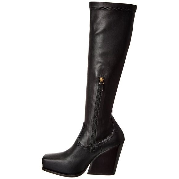 Stella Mccartney Cowboy Stretch Knee-High Boot, Black - Picture 2 of 5